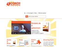 Tablet Screenshot of coachkrijgtklanten.nl